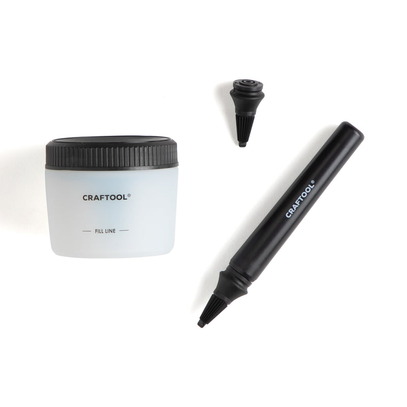 Craftool® Edge Dyeing Pen and Silicone Bottle Set