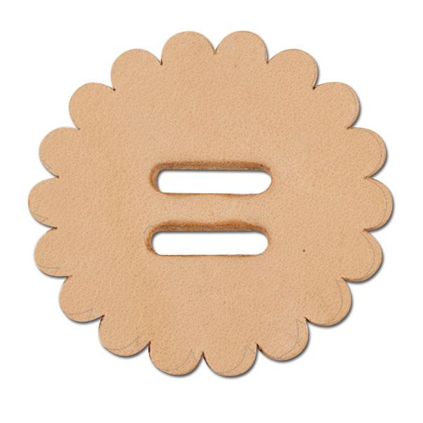 Leather Conchos With Slots 6 Pack