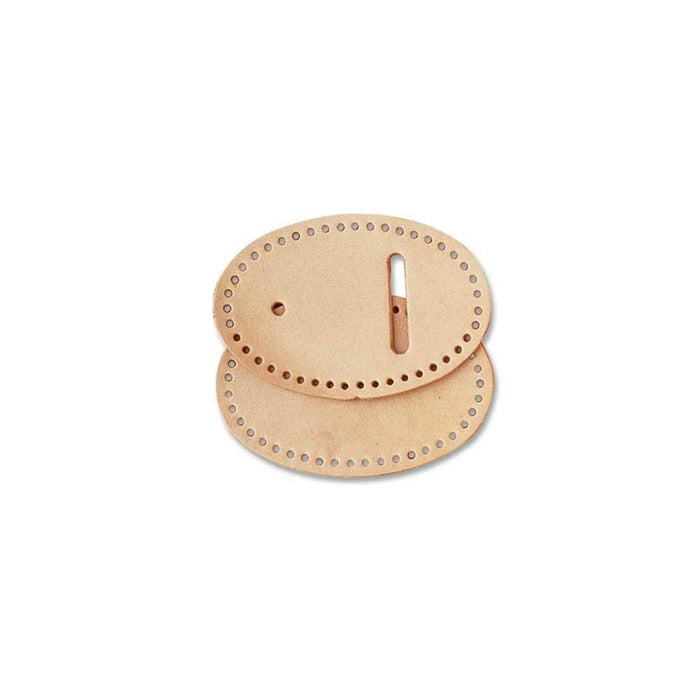 Oval Buckle Leather Large