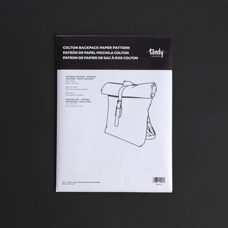 Colton Backpack Paper Pattern