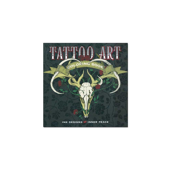 Libro de colorear del arte del tatuaje