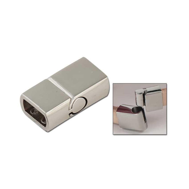 Bracelet Slide Clasp Nickel Free Plate 3/8" (10 mm)
