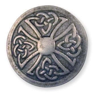 Celtic Stamped Steel Concho Round 1" (25 mm)