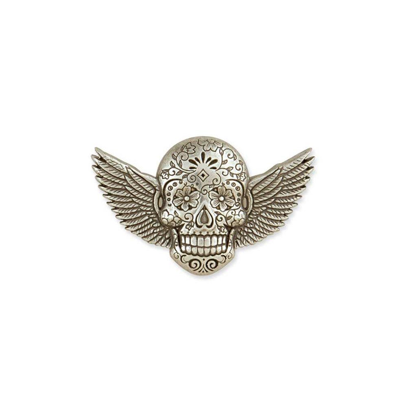 Sugar Skull Conchos Antique Silver Plate/Nickel Free