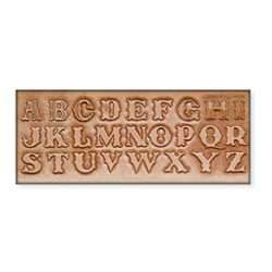 3/4" Alphabet Craftaid®