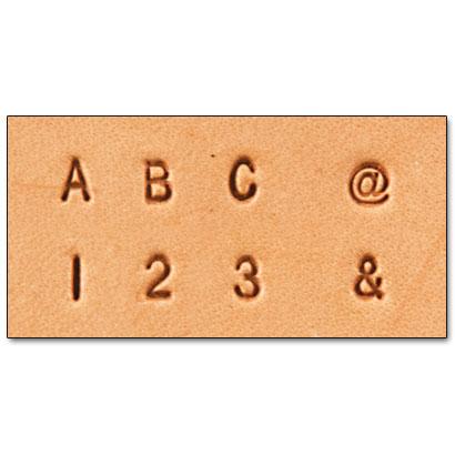 Ensemble d'alphabet et de chiffres Craftool® 1/8" (3 mm)