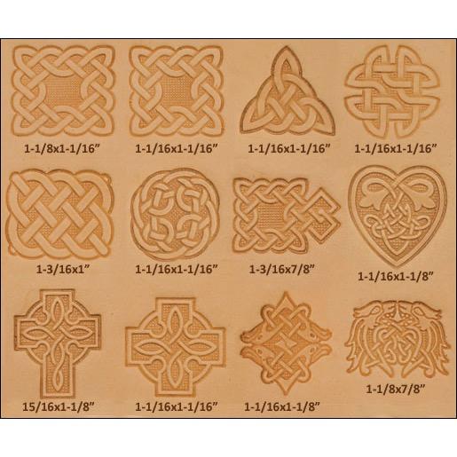 Craftool Celtic 3 D Stamp Set Tandy Leather Europe