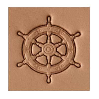 FINAL SALE -Craftool® 3-D Stamp Ships Wheel