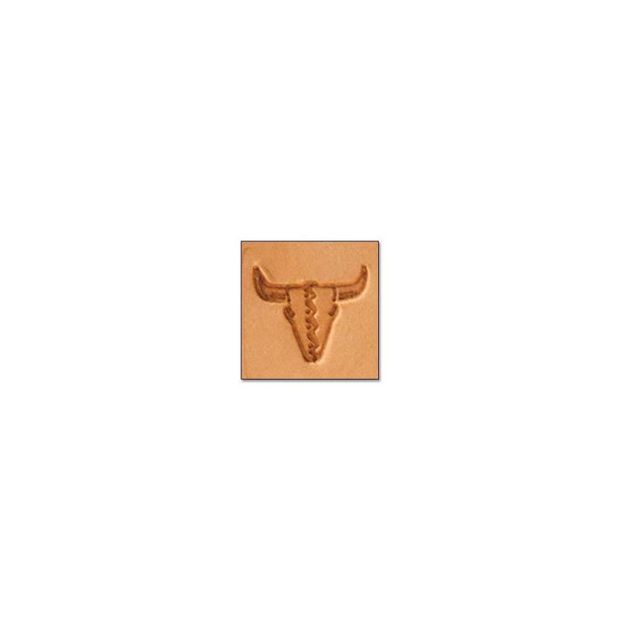 Craftool® Mini sello 3-D Cráneo de vaca