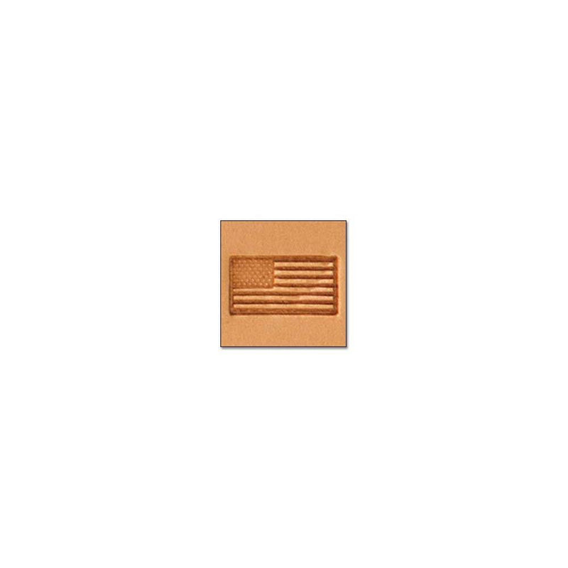 Craftool® Mini Sello 2-D Bandera de EE. UU.