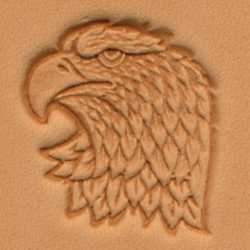 FINAL SALE -Eagle Head Craftool® 3-D Stamp (Left)