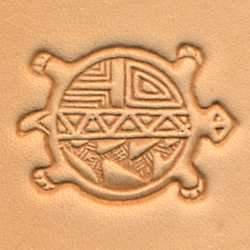 FINAL SALE -Round Turtle Craftool® 3-D Stamp