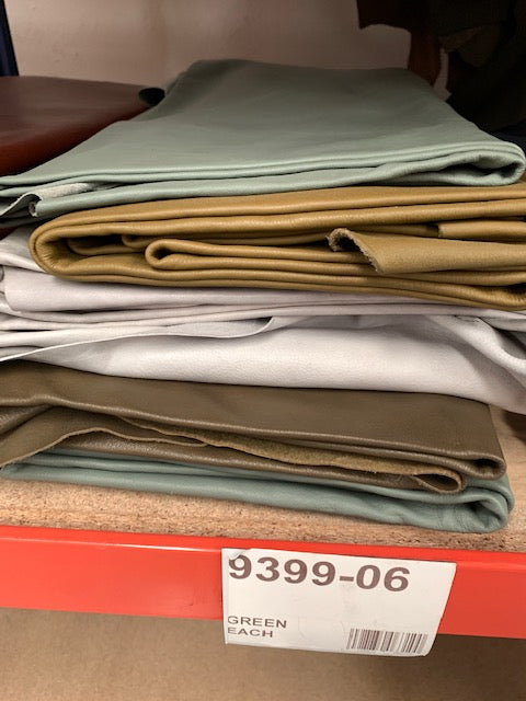 Assorted Designer Whole Hide Green from Tandy Leather
