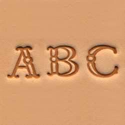 Alphabet Stamp Set 3/8" (10 mm) Fancy