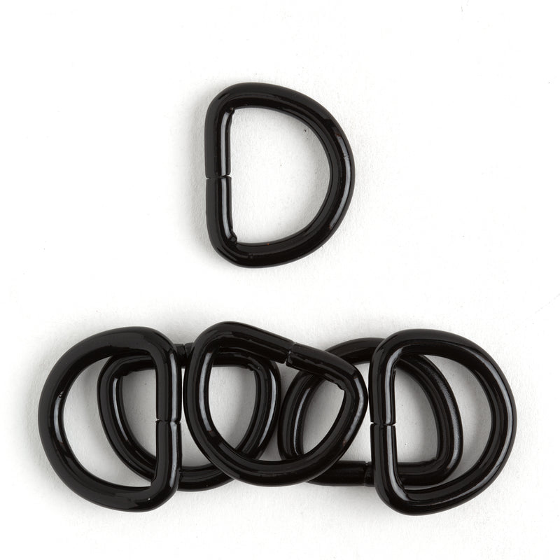 Solid Dee Rings 6 Pack
