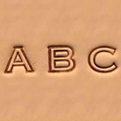 Craftool® Alphabet Stamp Set 1/4" (6 mm) cara abierta