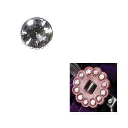 Lot de 10 rivets en cristal synthétique