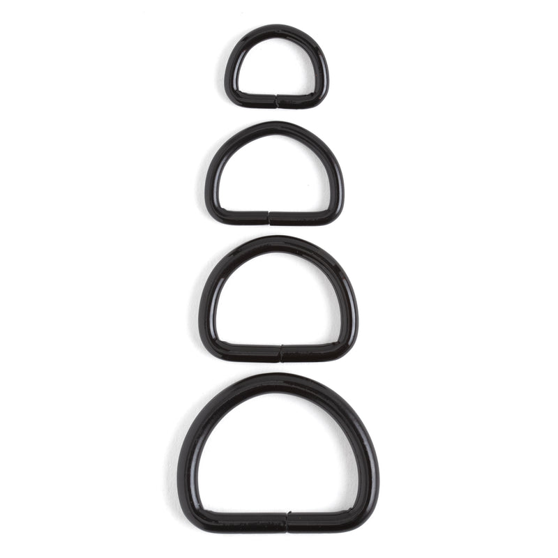 Solid Dee Rings 6 Pack