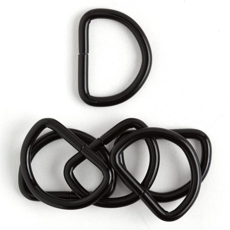 Solid Dee Rings 6 Pack